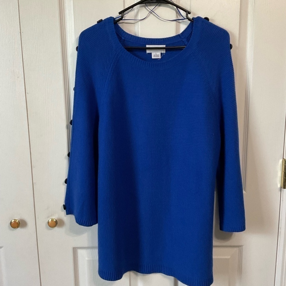 Liz Claiborne sweater. Royal blue. Size L